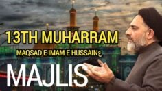 13 Muharram Majlis | Mahe Muharram 2024 | Maulana Nusrat Abbas Bukhari | #viralvideo #muharram