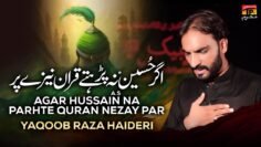 Agar Hussain Na Parhte Quran Nezay Par | Yaqoob Raza Haideri | Nohay | Moharram | 2024 | TP Muharram