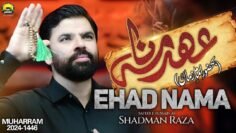EHAD NAMA | BaHazoor Imam e Zaman (AJF) | Shadman Raza Nohay 2024 | Muharram 2024/1446