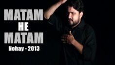 Matam Hi Matam | Nohay 2013 | Syed Raza Abbas Zaidi