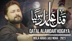 Nohay 2023 | Qatal Alamdar Hogaya | Syed Raza Abbas Zaidi | Muharram 1445/2023 | Mola Abbas Noha