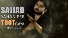 SAJJAD ع YAHAN PER TOOT GAYA | Nohay 2011 | Syed Raza Abbas Zaidi