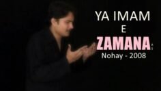 Ya Imam e Zamana ع | Nohay 2008 | Syed Raza Abbas Zaidi